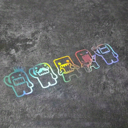 Funny Reflective Car Sticker Car Side Window Rear Windshield Decorative Waterproof Sticker Electric Motorcycle Notebook Sticker