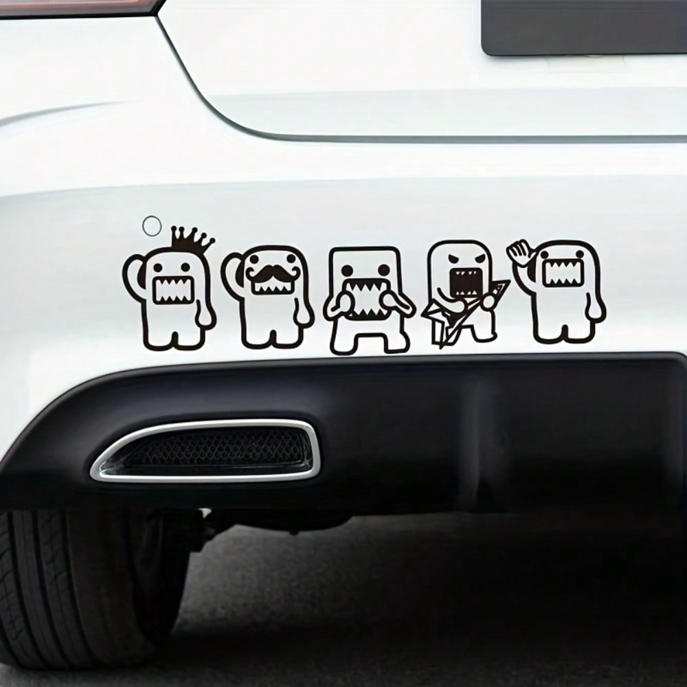 Funny Reflective Car Sticker Car Side Window Rear Windshield Decorative Waterproof Sticker Electric Motorcycle Notebook Sticker