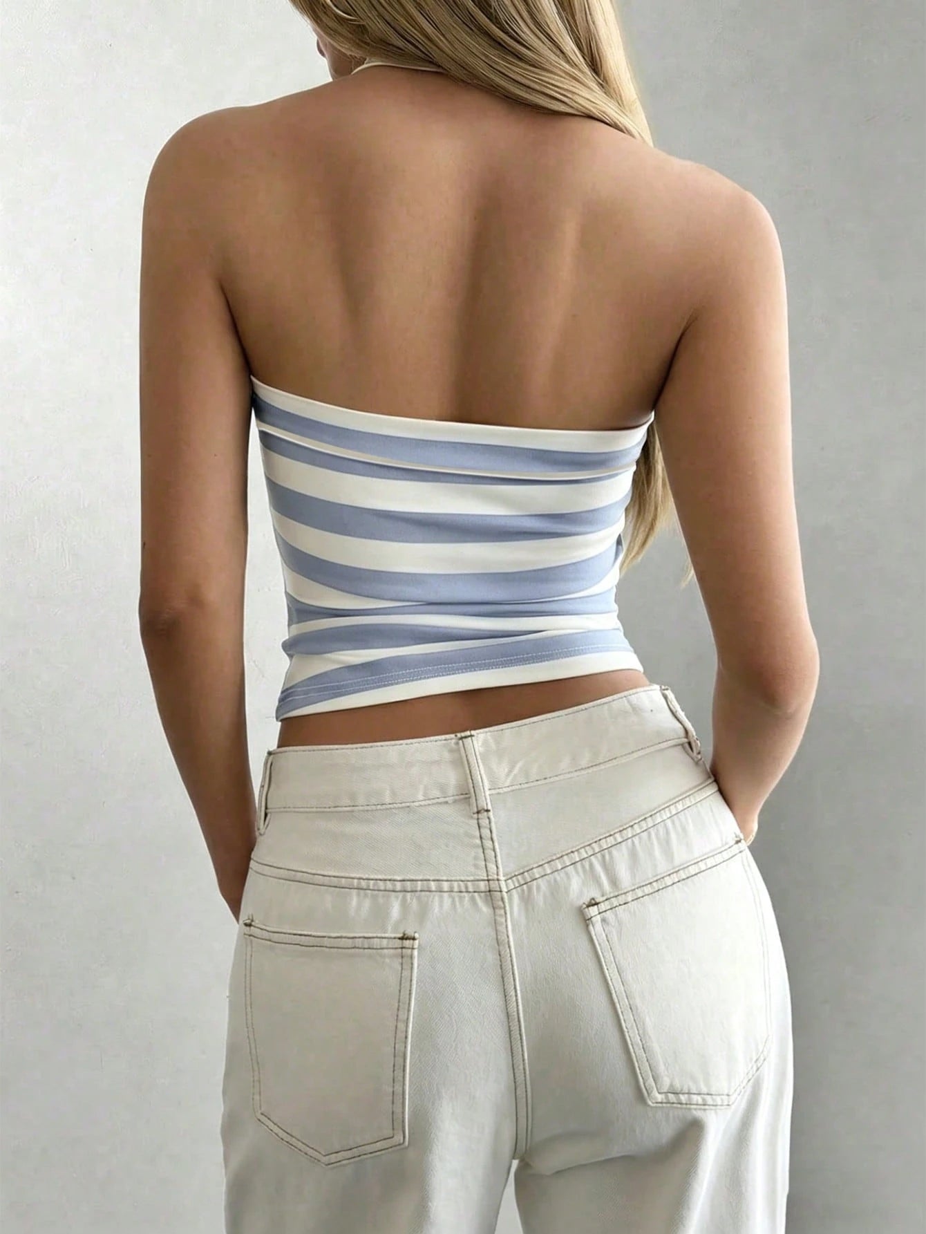 GAOVOT Women's Casual Vintage Sexy Striped Camisole, Suitable For Street And Commute In Summer, Y2K Aesthetic