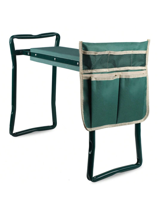 Garden Kneeler And Seat, Foldable Gardening Bench Heavy Duty Gardening Bench With Tool Pocket, EVA Foam Pad For Kneeling And Seating, Gifts For Women Men Gardener, Green,Garden Tools, Gardening Tools