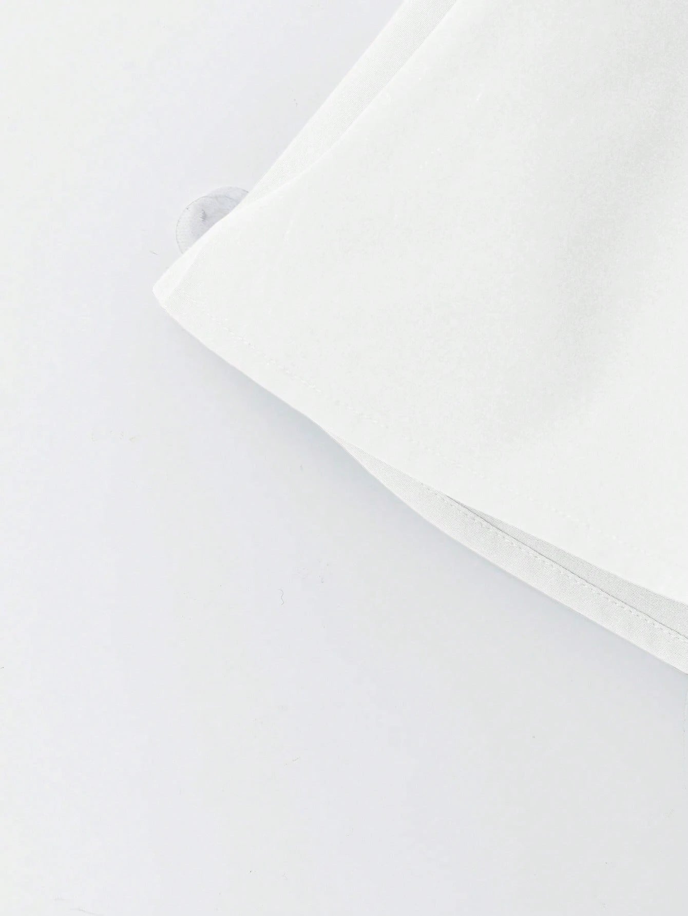 GlowEve Black Round Neck Waist-Cinched Short Sleeve Women Blouse