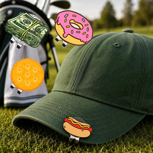 Golf Ball Marker With Magnetic Hat Clip, Fun Gift For Men And Women Golfers