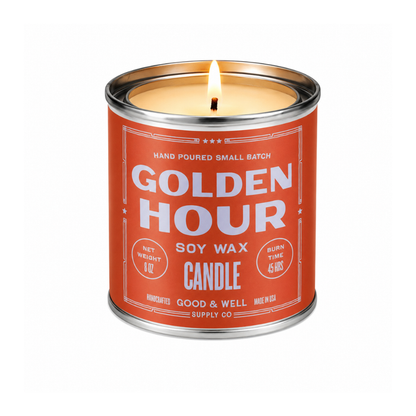Good & Well Supply Co. - Golden Hour Soy Candle - Happy Place Collection