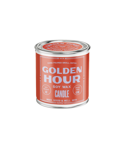 Good & Well Supply Co. - Golden Hour Soy Candle - Happy Place Collection
