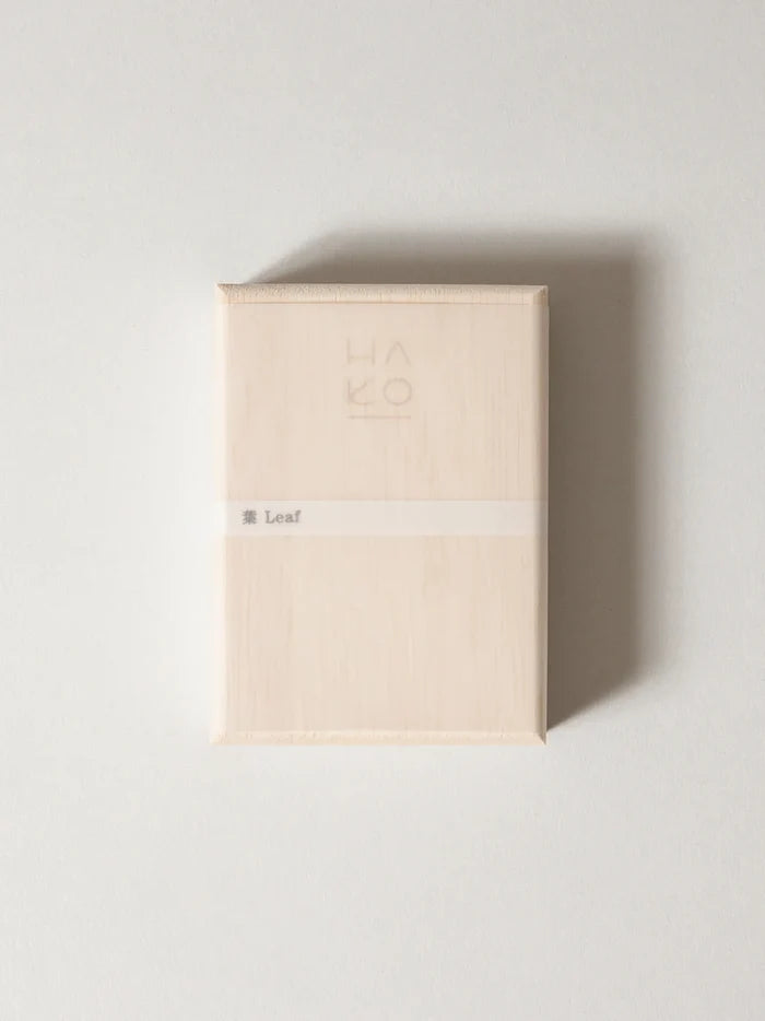 HA KO Paper Incense - Wooden Box Set of 5 With Felt Mat