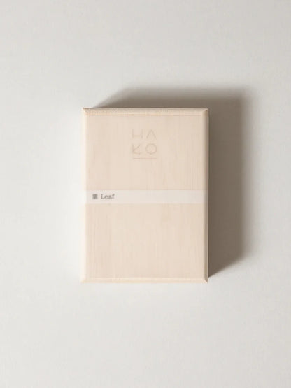 HA KO Paper Incense - Wooden Box Set of 5 With Felt Mat