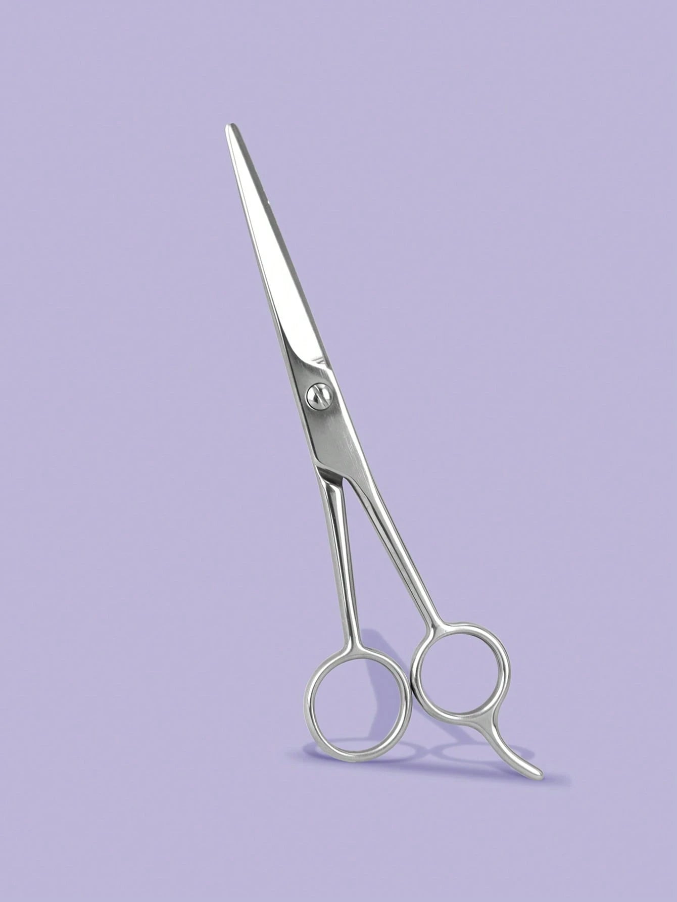 Hair Cutting Scissors Home Use 6.5 Inch Right Handed Razor Edge Barber Scissors Salon Haircutting Stainless Steel Material Hand Sharpened Silver/Black
