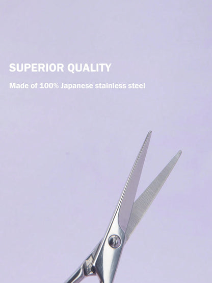 Hair Cutting Scissors Home Use 6.5 Inch Right Handed Razor Edge Barber Scissors Salon Haircutting Stainless Steel Material Hand Sharpened Silver/Black