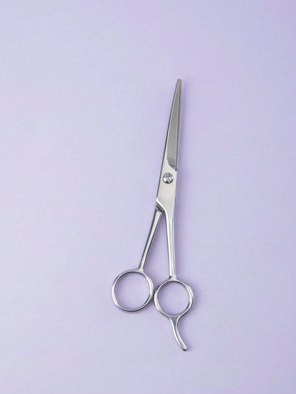 Hair Cutting Scissors Home Use 6.5 Inch Right Handed Razor Edge Barber Scissors Salon Haircutting Stainless Steel Material Hand Sharpened Silver/Black