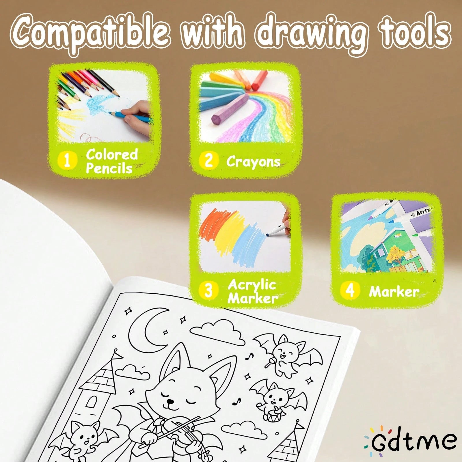 Halloween Spooky Coloring Book, Kawaii Cute Cartoon Ghost Witch Pumpkin Black Cat Coloring Pages, Relaxation And Stress Relief Spooky Fun Holiday Drawing Activity Book For Kids Teens Adults, Art Thera