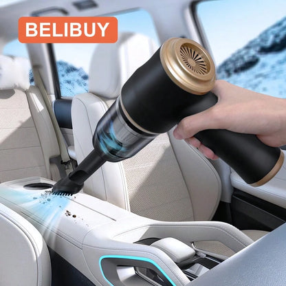 Handheld Mini Cordless Vacuum Cleaner, 2-In-1 Blow & Suction Low Noise Portable Vac, Type-C Fast Charging Washable Dual Filter, Gap Crevice Cleaning Tool For Car Interior, Pet Hair, Hard Floors, Home
