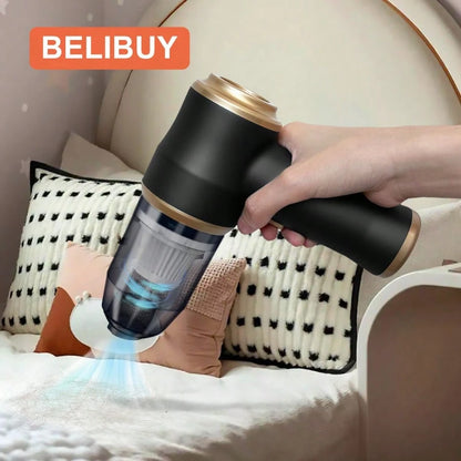 Handheld Mini Cordless Vacuum Cleaner, 2-In-1 Blow & Suction Low Noise Portable Vac, Type-C Fast Charging Washable Dual Filter, Gap Crevice Cleaning Tool For Car Interior, Pet Hair, Hard Floors, Home