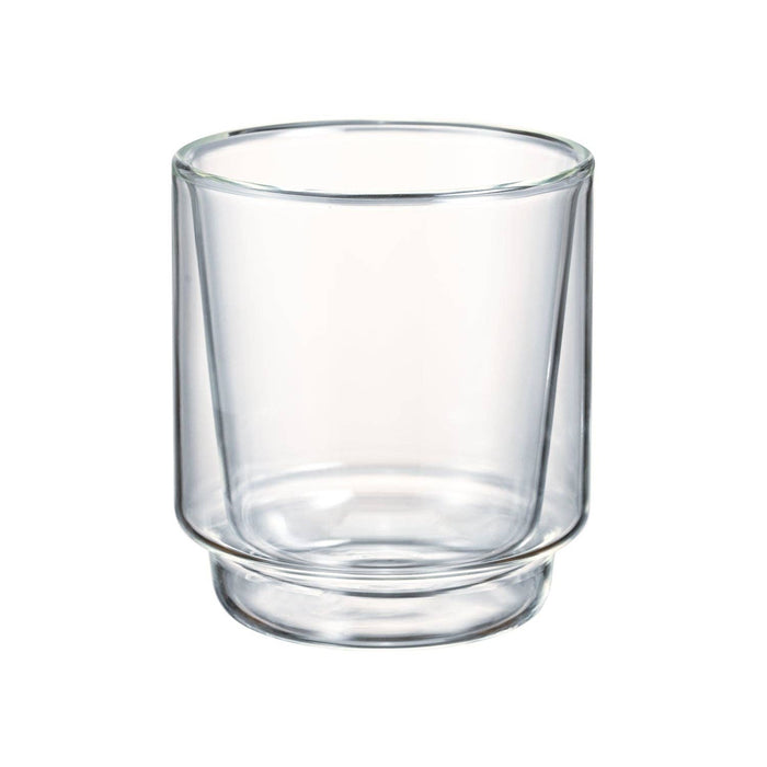 Hario Double-Walled Glass Matcha Cup 370mL, Clear