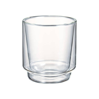Hario Double-Walled Glass Matcha Cup 370mL, Clear