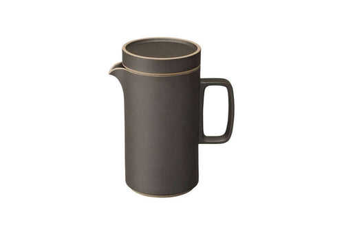 Hasami Porcelain Tall Teapot, Black - Acacia