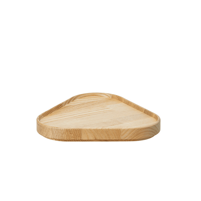 Hasami Porcelain Wood Plate / Tray - Triangle, Ash
