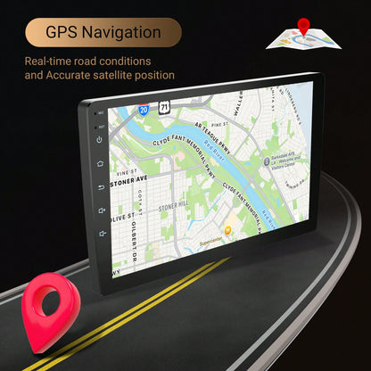 Haudio 10.1-Inch Ultra Clear Touch Screen With Reverse Camera, Car Dashcam, Wireless Connection, GPS Navigation, FM/AUX/USB, Mirror Image