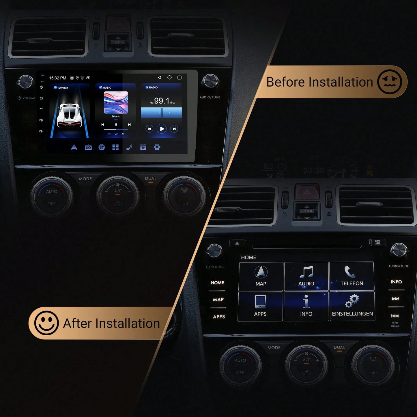 Haudio 10.1-Inch Ultra Clear Touch Screen With Reverse Camera, Car Dashcam, Wireless Connection, GPS Navigation, FM/AUX/USB, Mirror Image