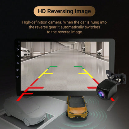Haudio 10.1-Inch Ultra Clear Touch Screen With Reverse Camera, Car Dashcam, Wireless Connection, GPS Navigation, FM/AUX/USB, Mirror Image