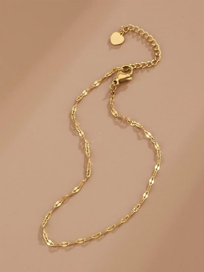 Heart Decor Anklet Valentines