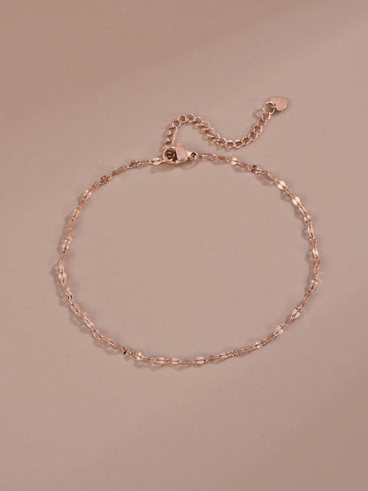 Heart Decor Anklet Valentines