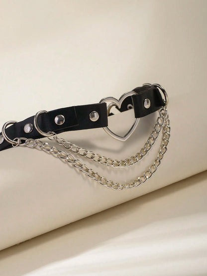 Heart Decor Thigh Garter