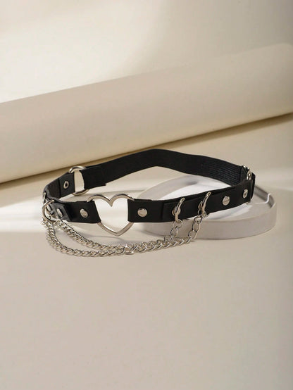 Heart Decor Thigh Garter