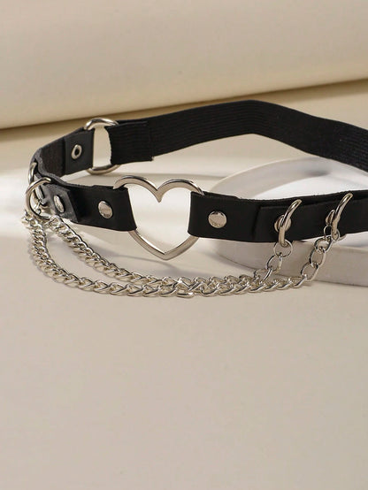Heart Decor Thigh Garter