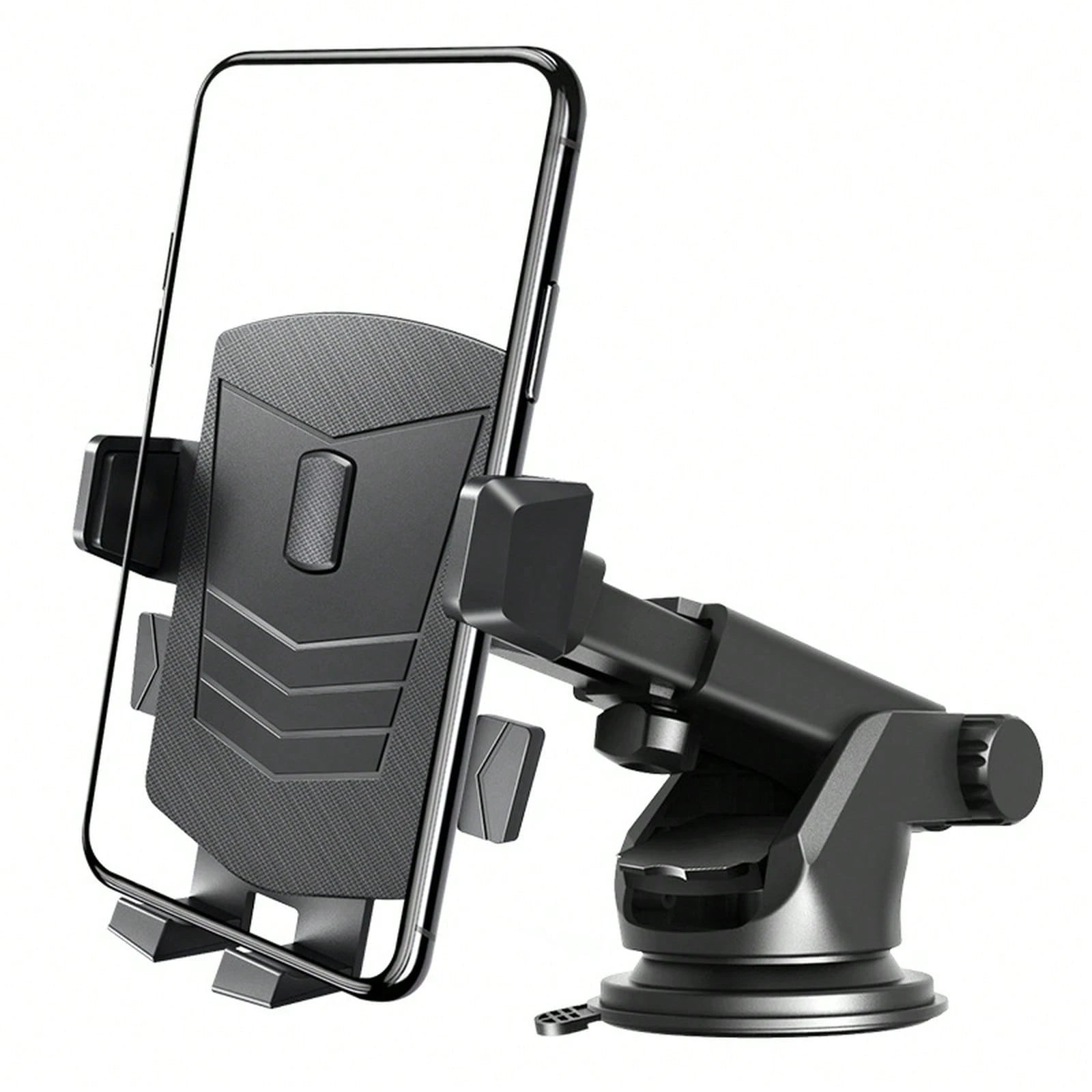 Heavy-Duty Adjustable Windshield Car Phone Holder With 360 ° Rotation, Universal Dashboard Suction Mount, Stable Anti-Slip Grip For GPS Navigation, Driving & Road Trips Car Acessesories