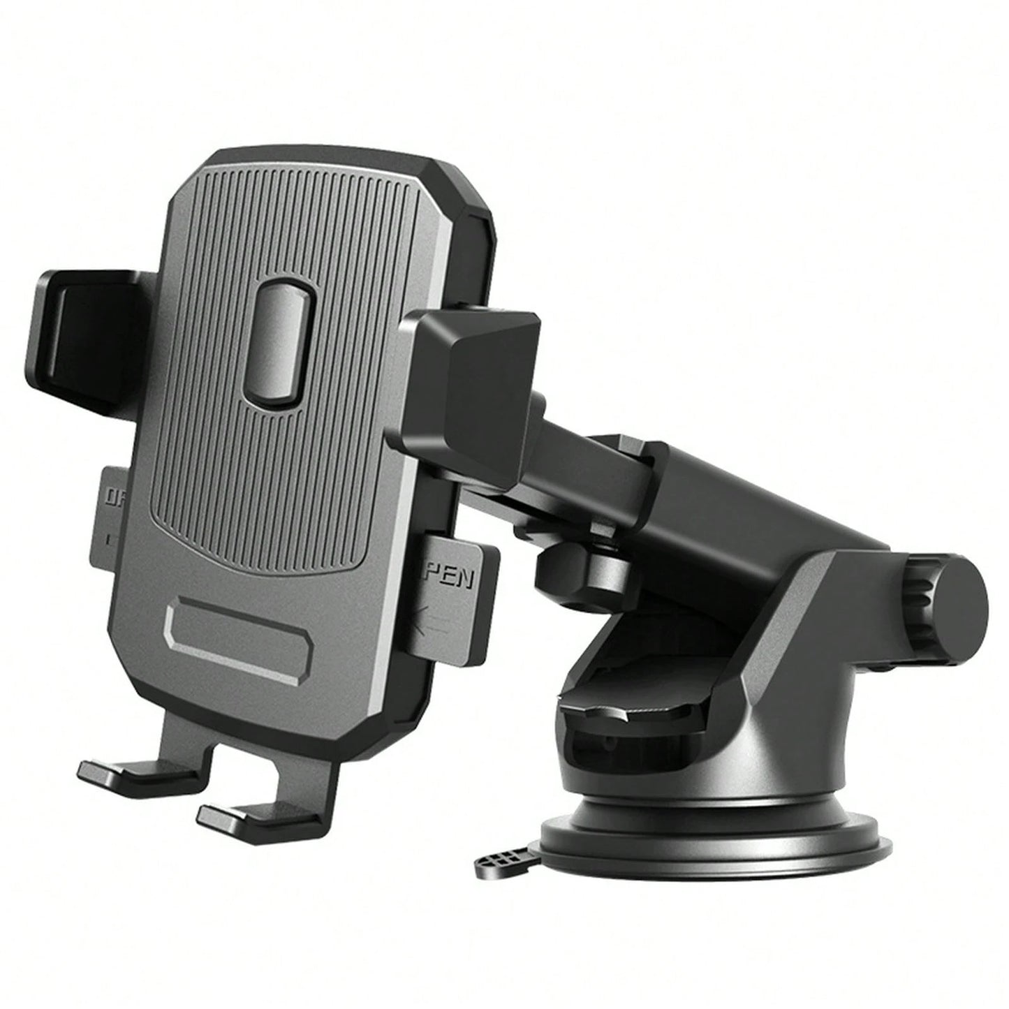 Heavy-Duty Adjustable Windshield Car Phone Holder With 360 ° Rotation, Universal Dashboard Suction Mount, Stable Anti-Slip Grip For GPS Navigation, Driving & Road Trips Car Acessesories