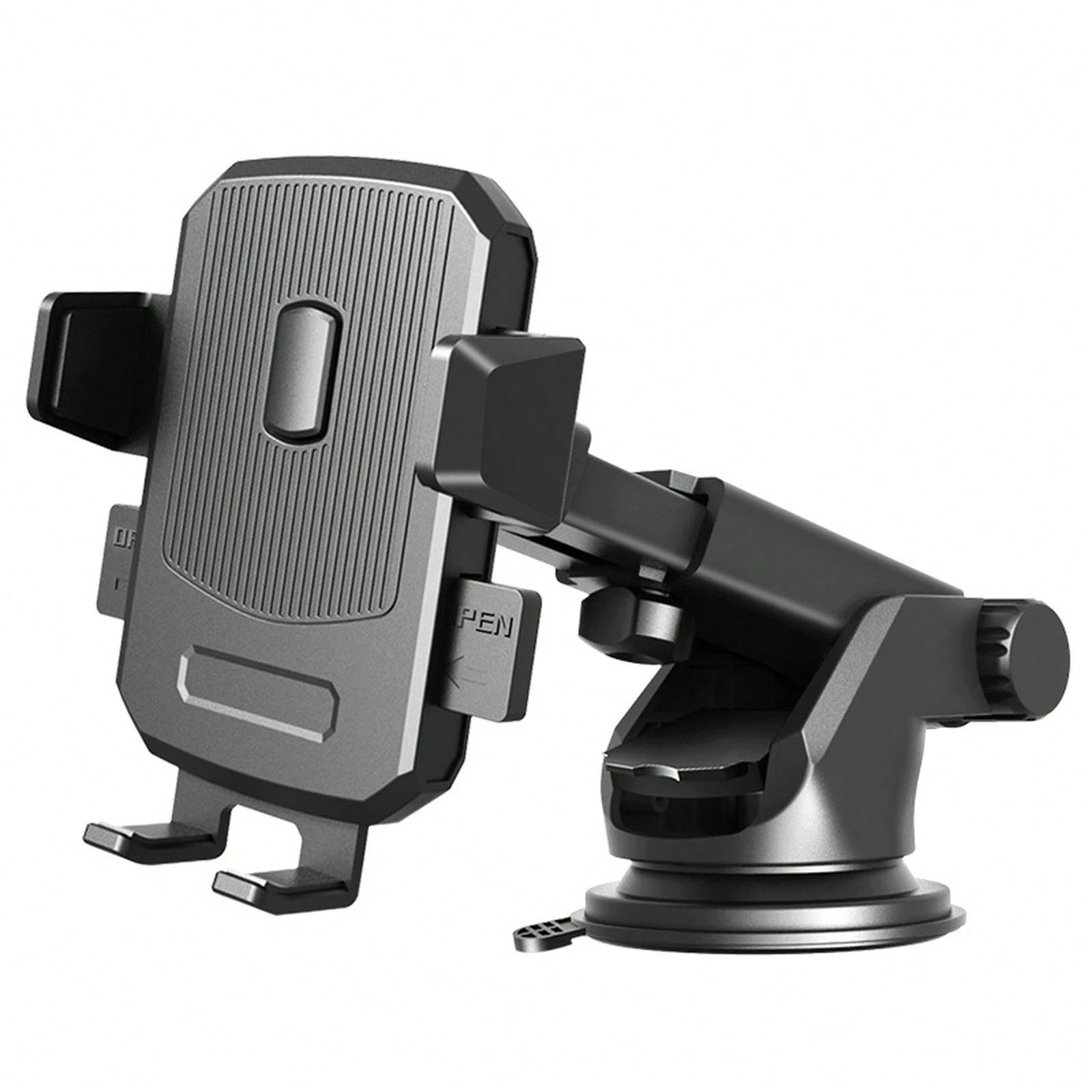 Heavy-Duty Adjustable Windshield Car Phone Holder With 360 ° Rotation, Universal Dashboard Suction Mount, Stable Anti-Slip Grip For GPS Navigation, Driving & Road Trips Car Acessesories