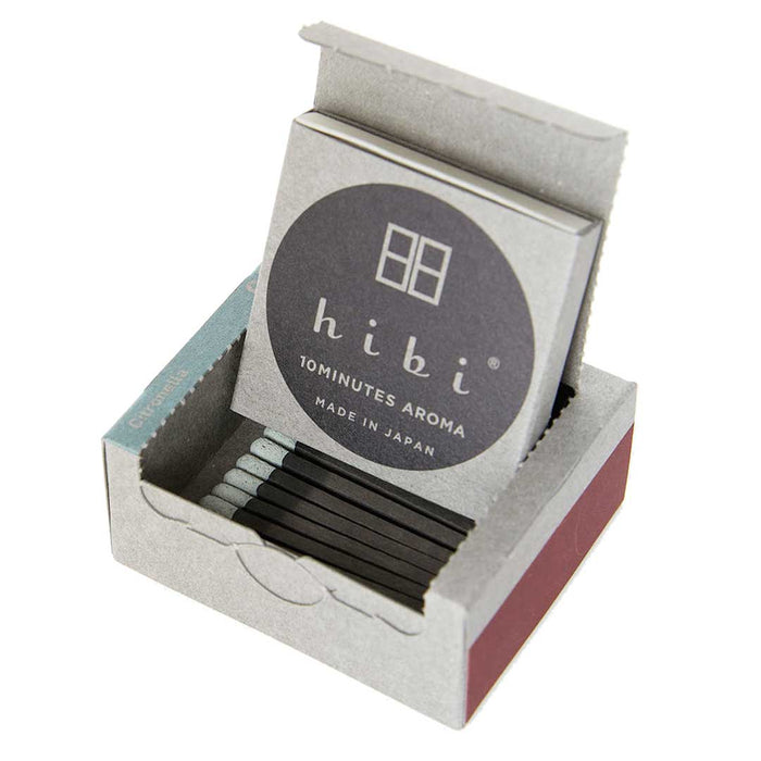Hibi Incense Matches - Box of 30, Assorted