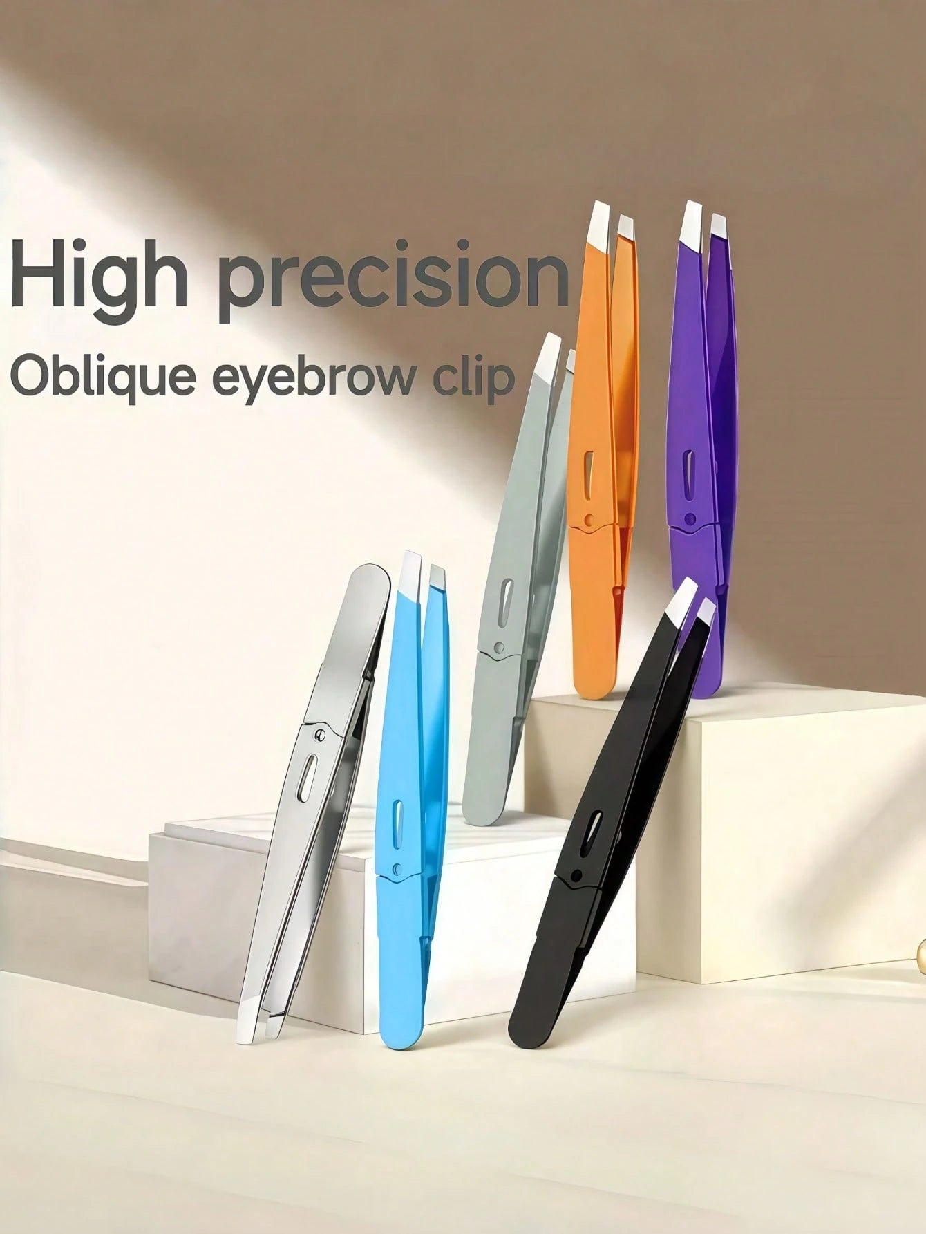 High Precision Ultra-Thin Flat-Tip Blackhead Eyebrow & Eyelash Tweezers, Stainless Steel Eyebrow & Eyelash Tweezers, Eyebrow Trimming Beauty Tool. Easy To Carry, Convenient To Store, Exquisite Packagi