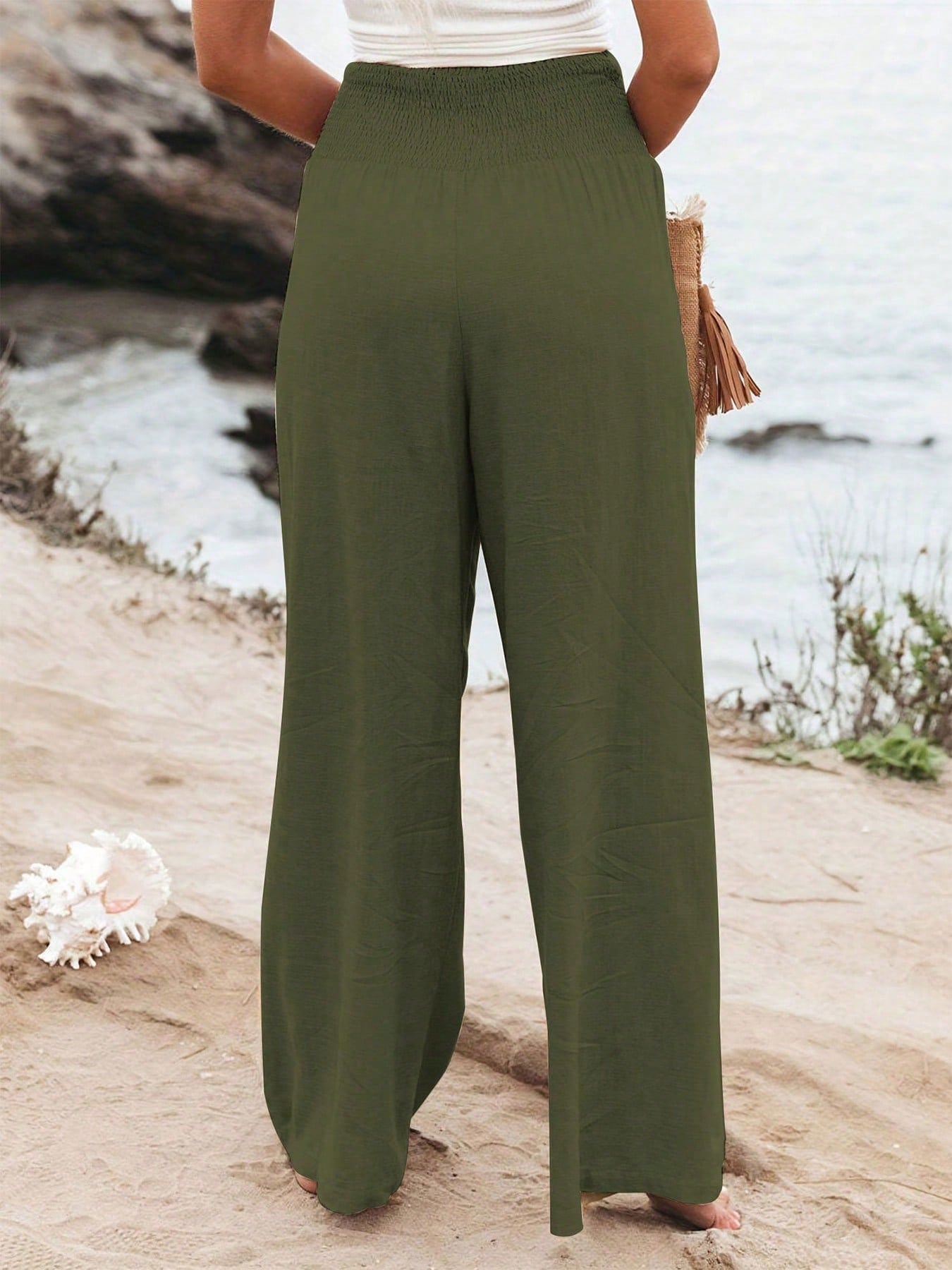 High Waist Loose Wide Leg Casual Pants For Women, Autumn New Arrival Spring