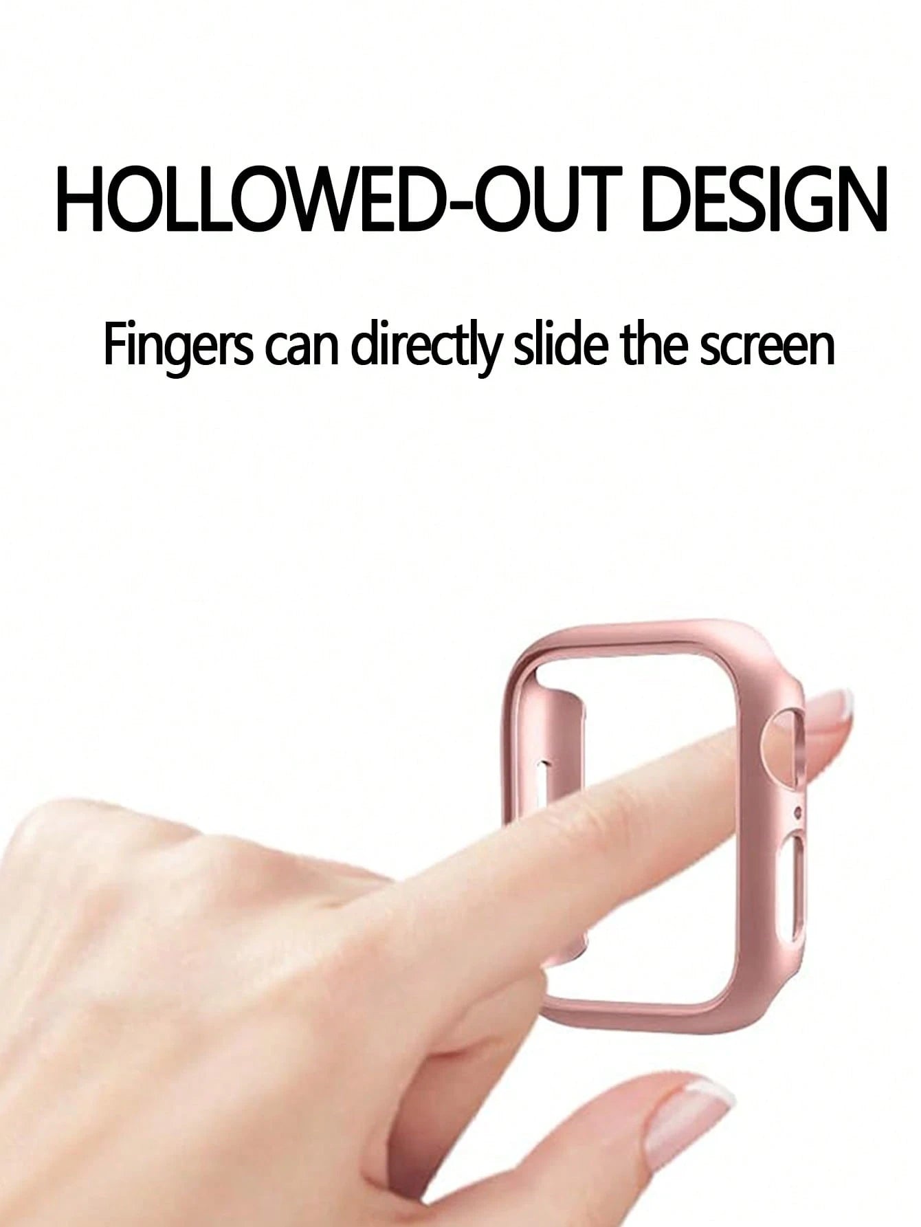 Hollow Out Case Compatible With Apple Watch, Randomly With Or Without Button