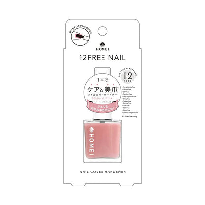 HOMEI 12 Free Nail Hardener Natural Pink