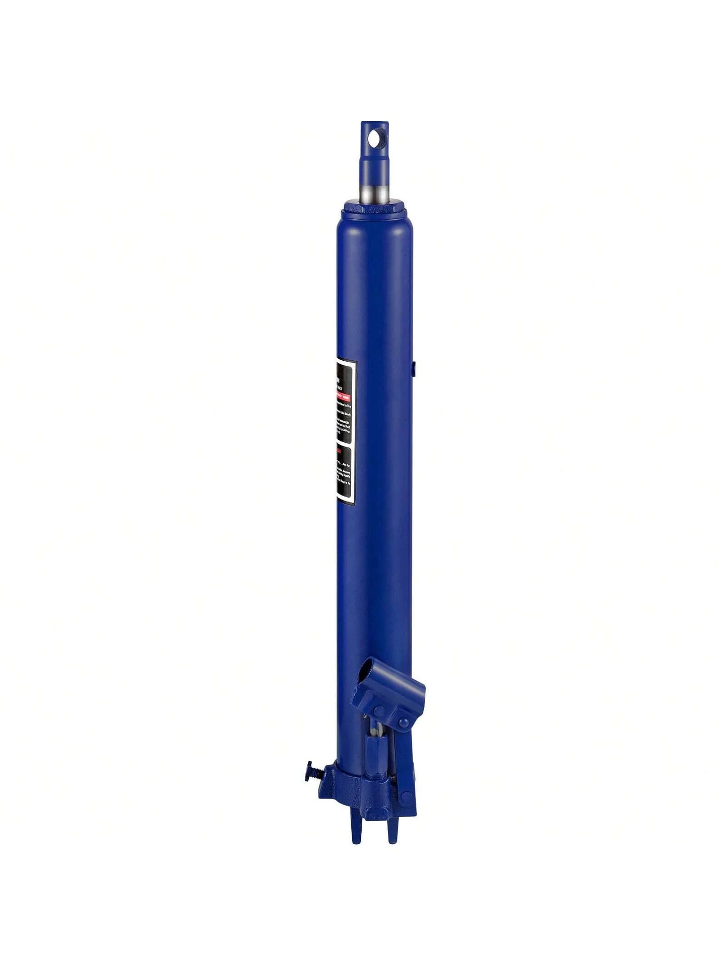 Hydraulic Pneumatic Long Ram Jack, 3 Tons 8818 Lbs To 12 Tons 26455 Lbs Capacity, With Single Piston Pump And Clevis Base Or Flat Base Manual Cherry Picker With Handle For Garage Shop Cranes Engine Li