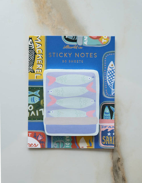 Idlewild Co. - Die-Cut Sticky Notepad | Tinned Fish