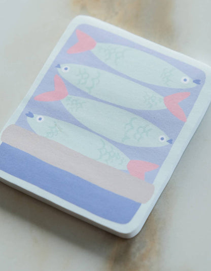 Idlewild Co. - Die-Cut Sticky Notepad | Tinned Fish