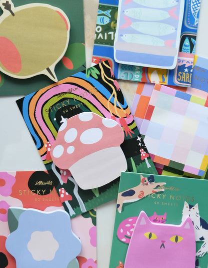 Idlewild Co. - Die-Cut Sticky Notepad | Tinned Fish