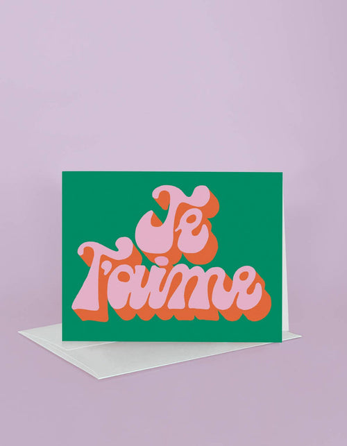 Idlewild Co. - Je T'aime Greeting Card