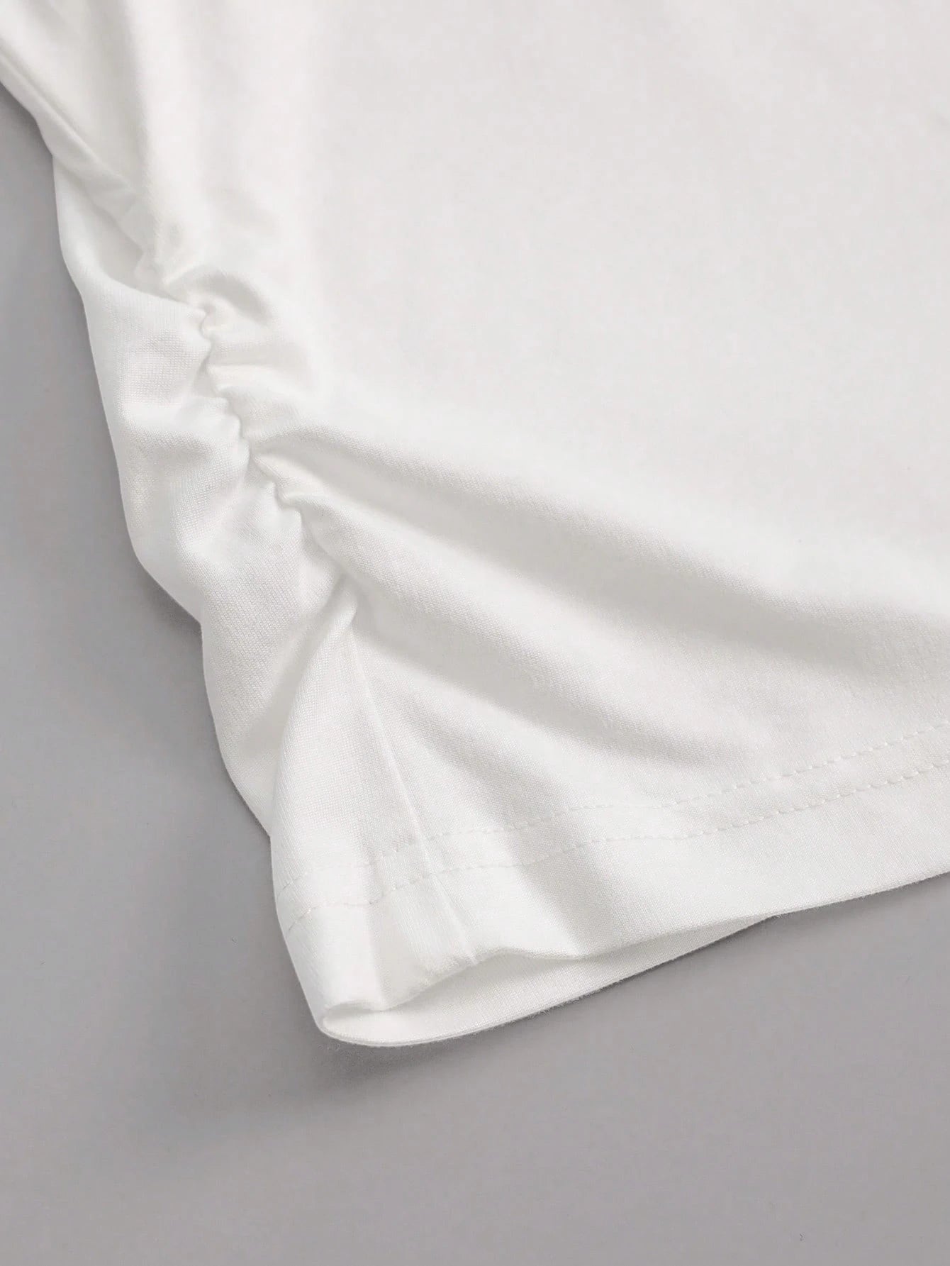 INAWLY Women's Collared Short Sleeve Bow Detail Casual Simple T-Shirt