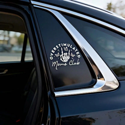 Interesting Skeleton Hand & Butterfly Car Stickers, Neurodiversity Mental Health Humor Car Decals, Car Stickers, Car Decorative Stickers, Waterproof & Sunproof Car Stickers For Side Mirrors, Fuel Tank