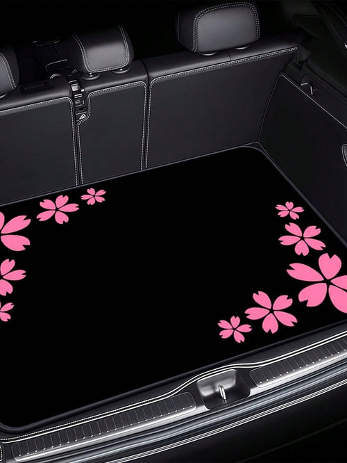 Item Picture 1pc Of Car Trunk Mat With A Pink Pet Friendly Reduces Odors Your Vehicle Clean Suitable For Sedans Suvs Cuvs And Other Models.Jpg200G Pet Trunk Mat, Car Cargo Box Mat, Universal Siz