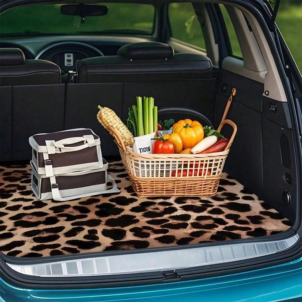 Item Picture 1pc Of Car Trunk Mat With A Pink Pet Friendly Reduces Odors Your Vehicle Clean Suitable For Sedans Suvs Cuvs And Other Models.Jpg200G Pet Trunk Mat, Car Cargo Box Mat, Universal Siz