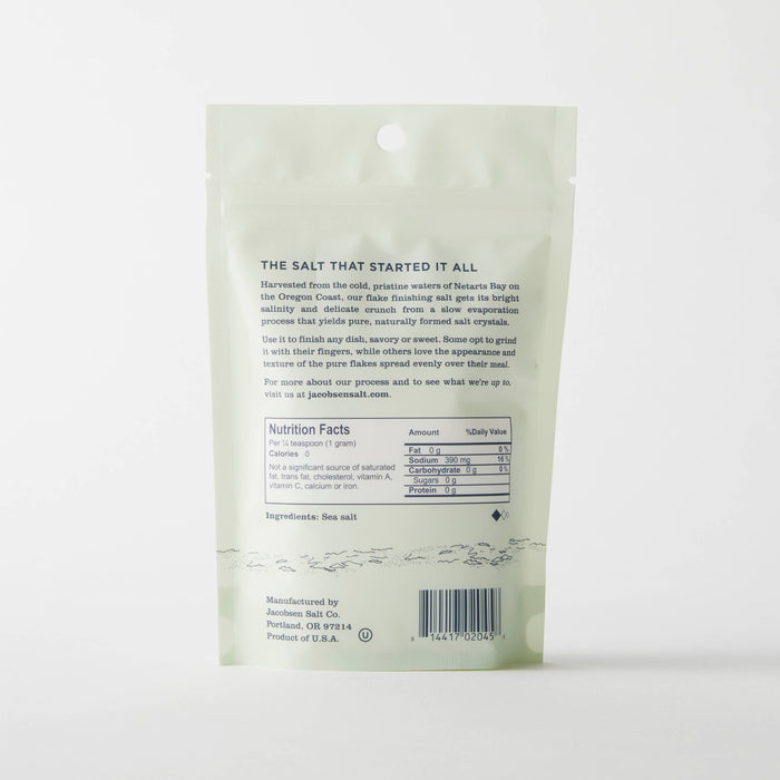 Jacobsen Salt Co. - Pure Flake Sea Salt - 4 oz bag