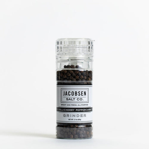 Jacobsen Salt Co.- Tellicherry Peppercorn Grinder