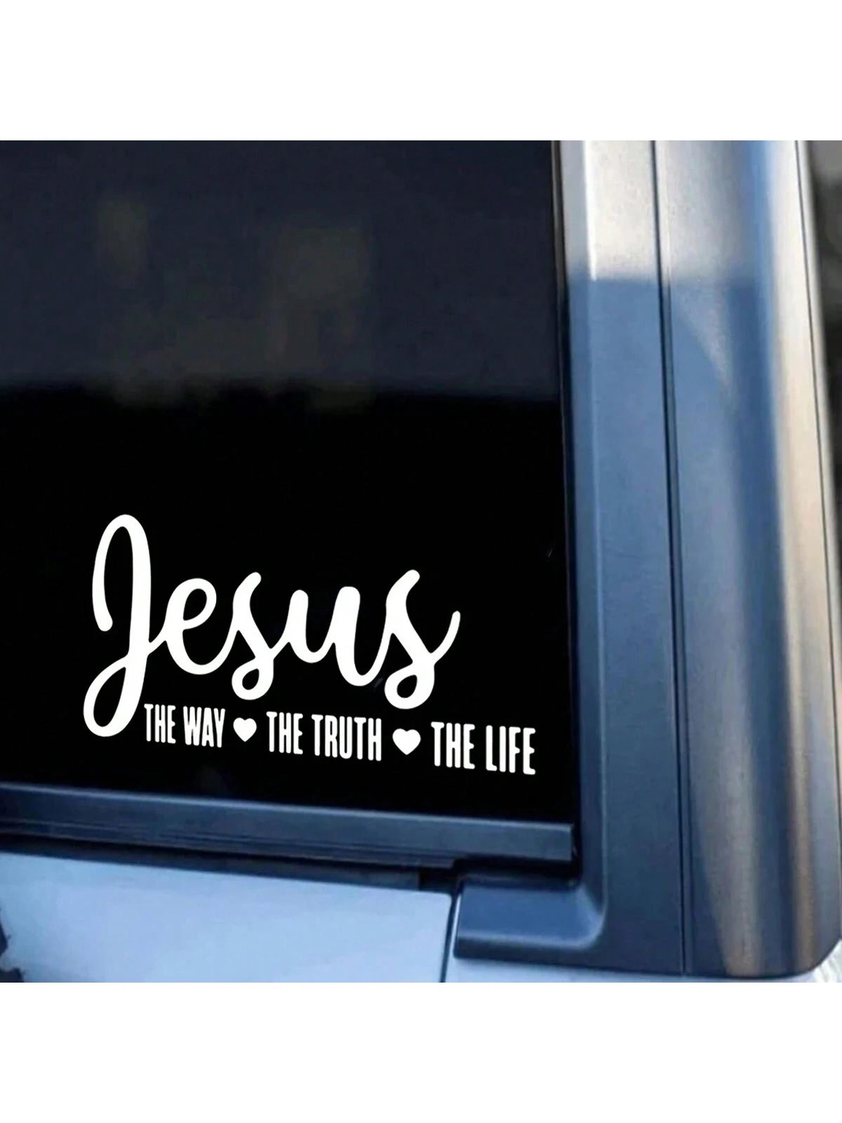 Jesus The Way Truth Life Sticker For Car Window Decor Stickers