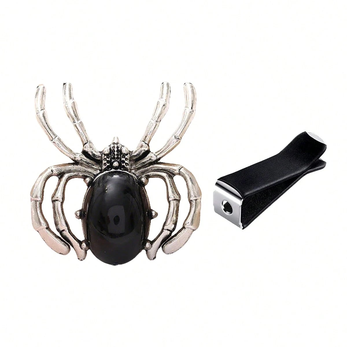 Jeweled Spider Car Air Vent Clip: Gothic Halloween Air Vent Decor Clip