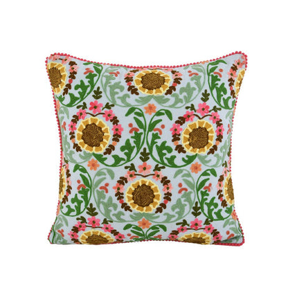 Karma Living - Crossflower Puzzle Cushion 18x18"